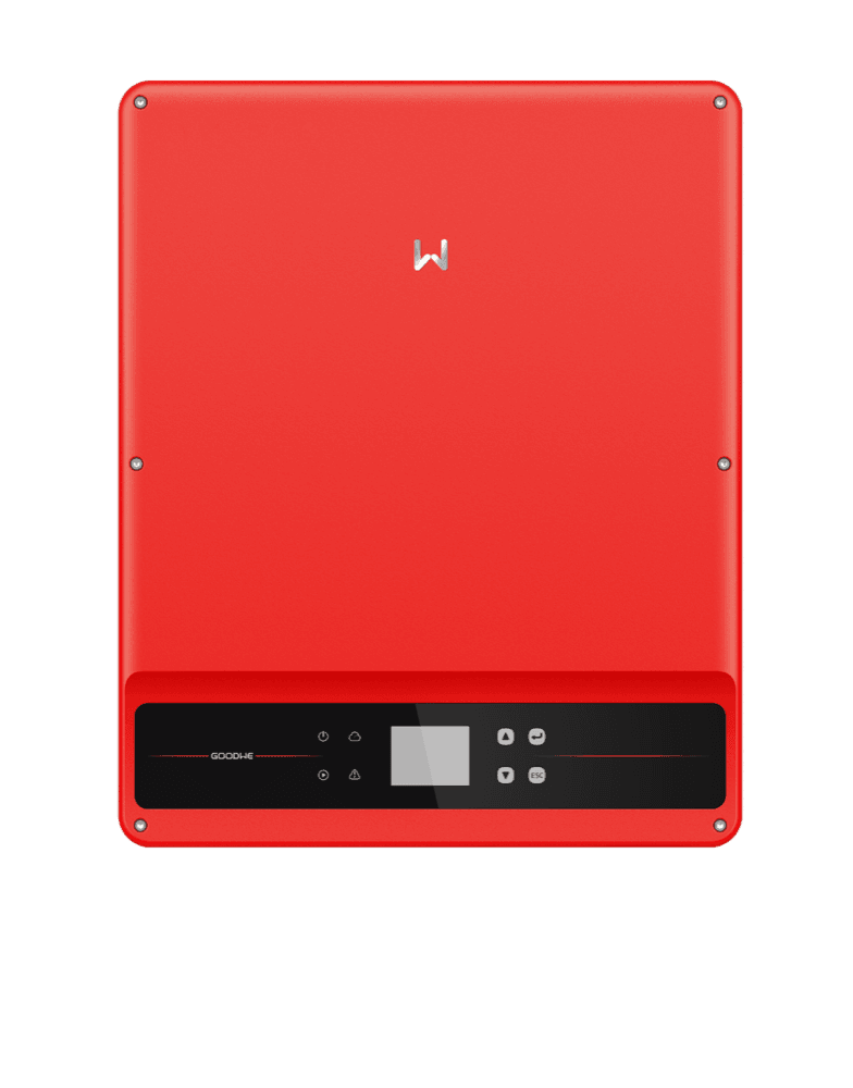 GoodWe SMT 25–36 kW trofazni komercijalni inverter, prednja strana